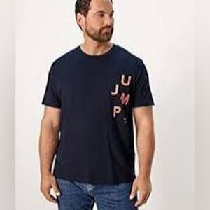 S Olivier Men's Navy JUMP Graphic Tee